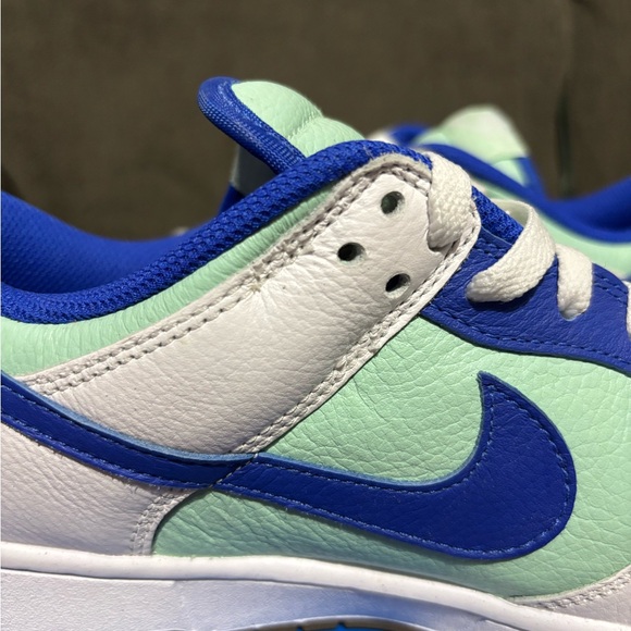 Nike Mint Green and Royal Blue Sneakers - Picture 2 of 7